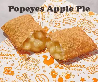 Popeyes cinnamon Apple Pie