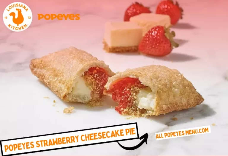 popeyes strawberry cheesecake pie