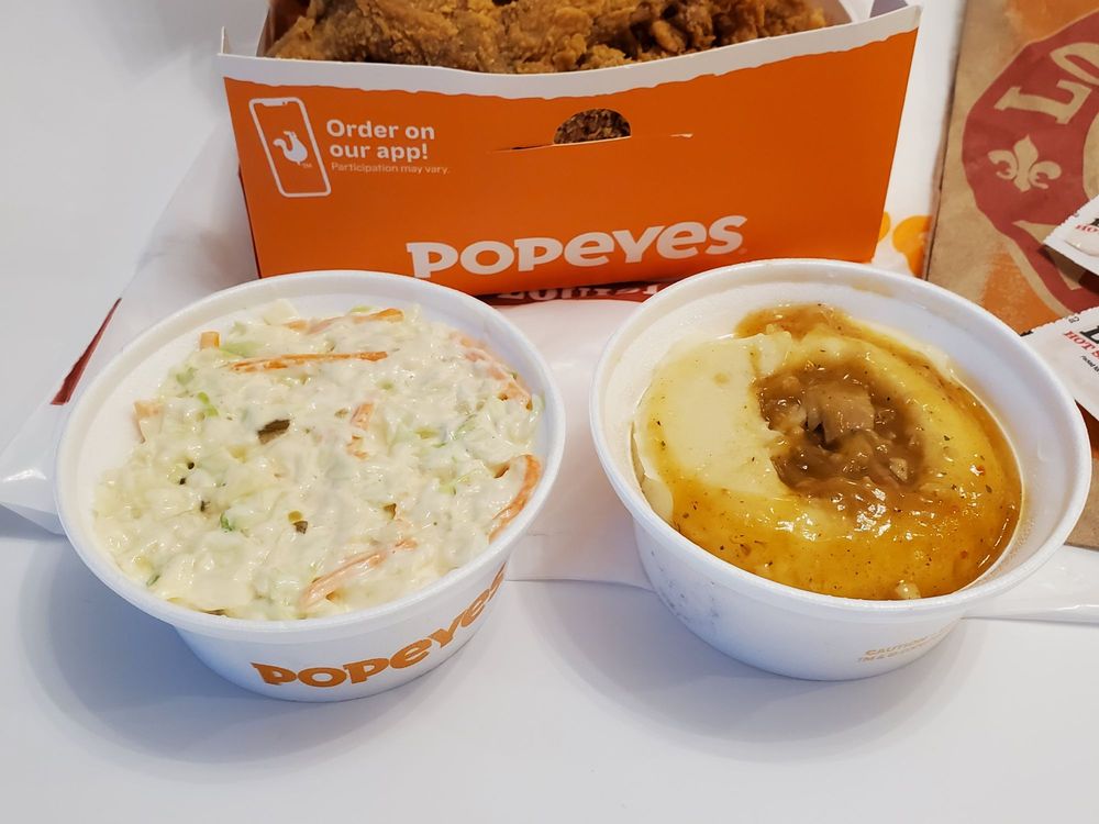 Popeyes Small Cup Size