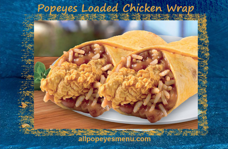 popeyes chicken wrap