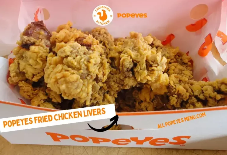 Popeyes fried chicken Livers