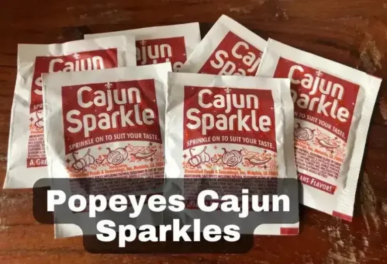 Popeyes Cajun sparkles